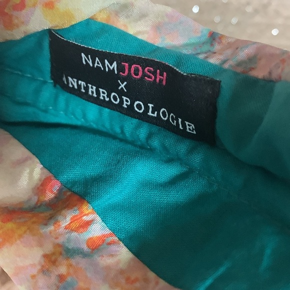 Anthropologie Namjosh shibori  rosette  seashell embellished headband main image 7